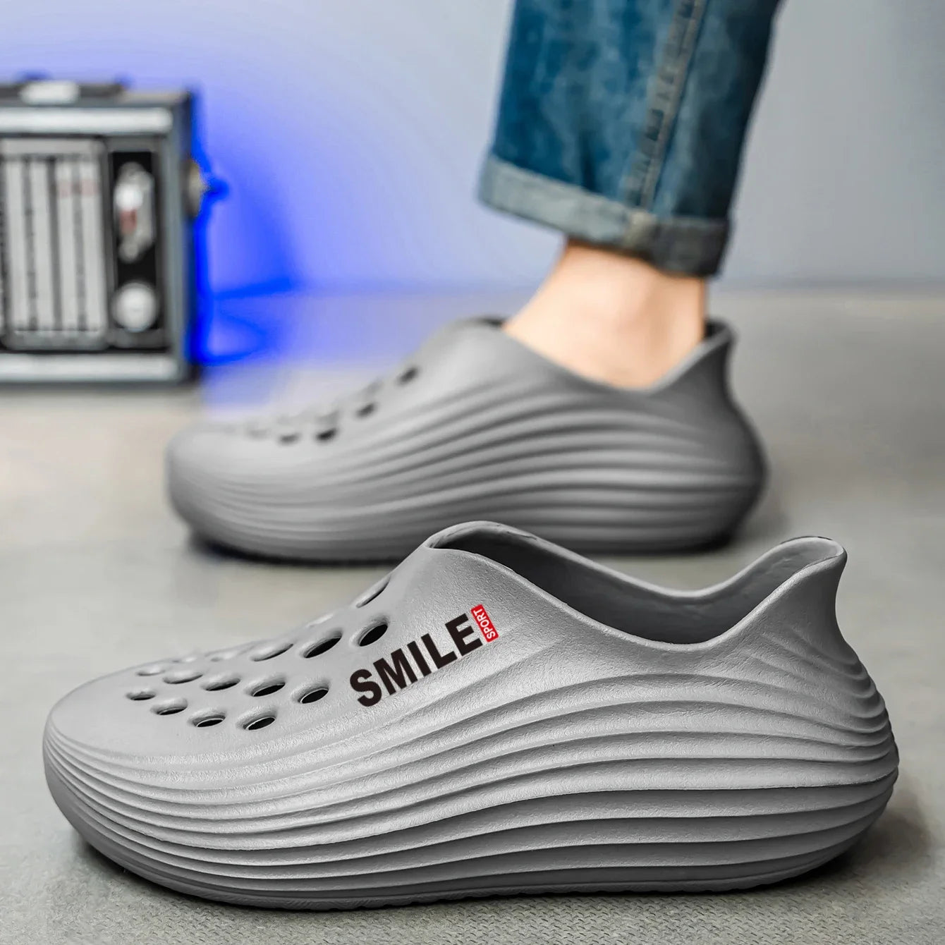 Pure Original ReactX Rejuven8 Comfortable Clog Shoes Unisex Casual Slippers Beach Sandals Rubber Upgraded Version AE Stock
