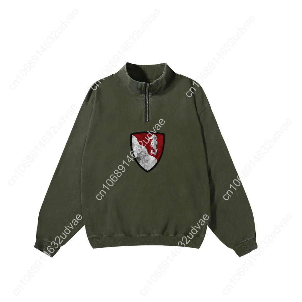 36th Engineer Brigade Hoodies Retro Hooded Sweatshirt Man Woman Teenager Vintage Pullover Sweat Shirt with Customized Tops