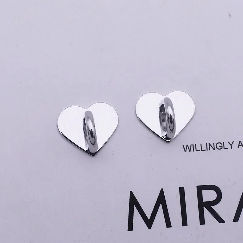 1/5PCS 2/2.4/2.5CM Cute Adhesive Metal Heart Sun Bow Phone Charm Holder Sticking Hooks Phone Case Finger Ring Buckle Accessory