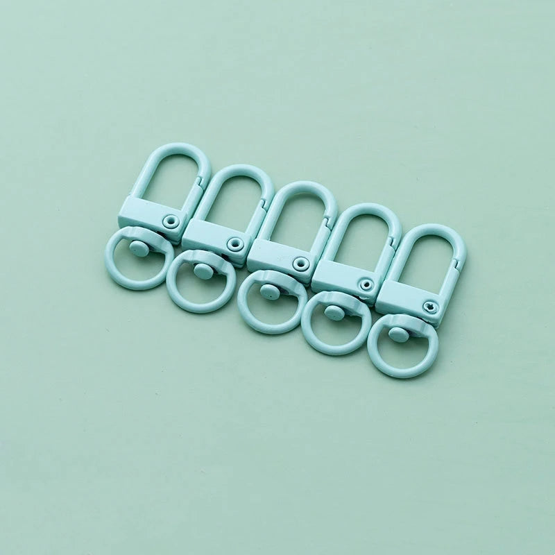 10pcs 33mm Metal Lobster Claw Clasps Swivel Lanyards Trigger Snap Hooks for DIY Bag Key Chains Rings Connector Jewelry Making