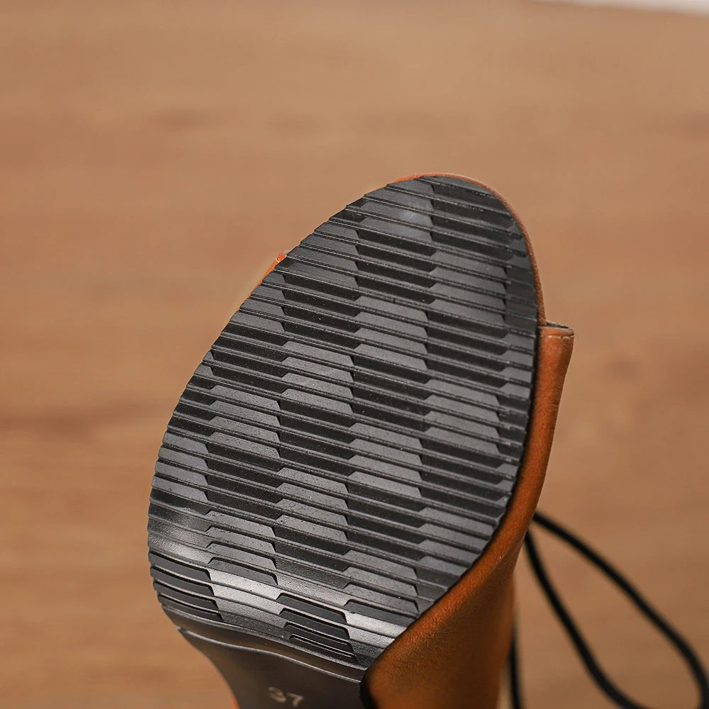 2025 Summer New Fashioin Black Yellow Women Slingback Sandals Hot Round Toe High Heels Lady Party Shoes Plus Big Size 43 48 50