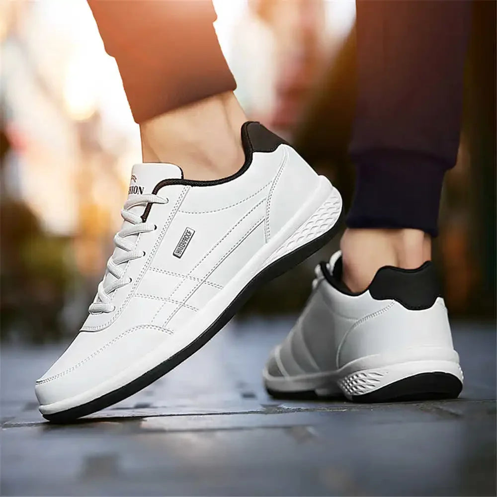 Size 40 PU Leather Shoes Sneakers Casual Tennis Gym Man Unisex Running Shoes Sports Tenid Casuall Luxery Krasovki