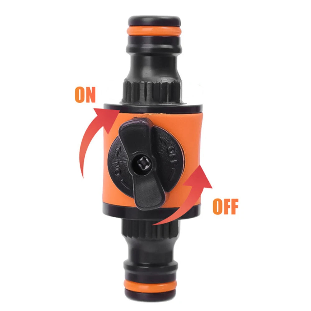 1/2PCS Garden Hose Pipe Tap Shut Off Valve Pipe Connector & Coupler for Water Stop Tap Adapter Quick Joint Water Irrigation Tool