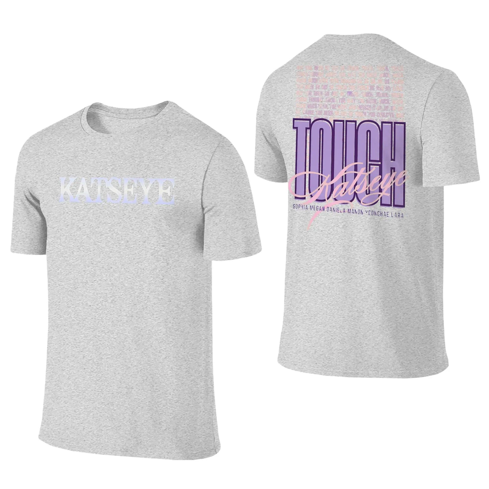 Touch Katseye T-Shirt Summer  Y2K Funny T Shirts Cotton Popular Tshirt For Man Short-Sleeve Casual Tees