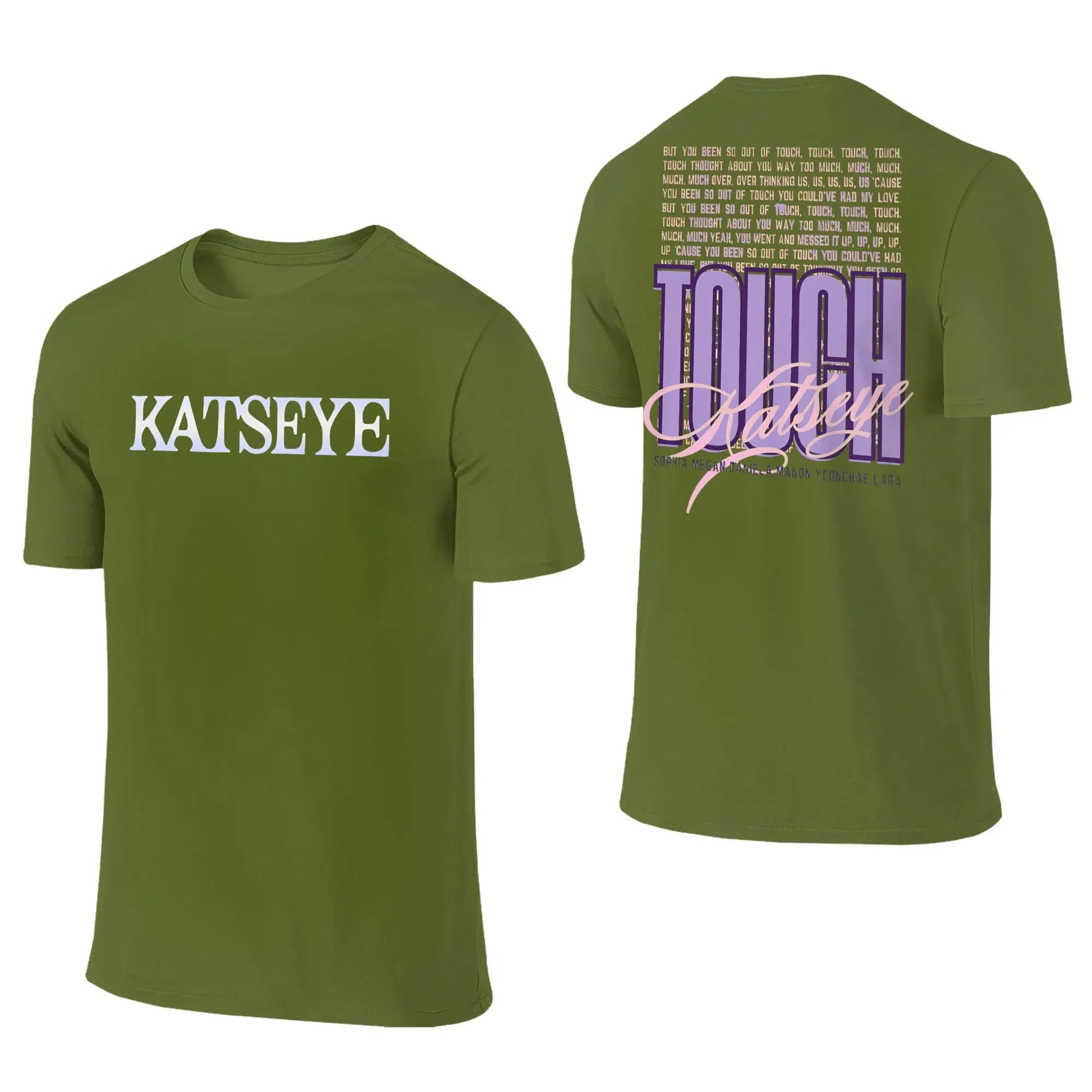 Touch Katseye T-Shirt Summer  Y2K Funny T Shirts Cotton Popular Tshirt For Man Short-Sleeve Casual Tees
