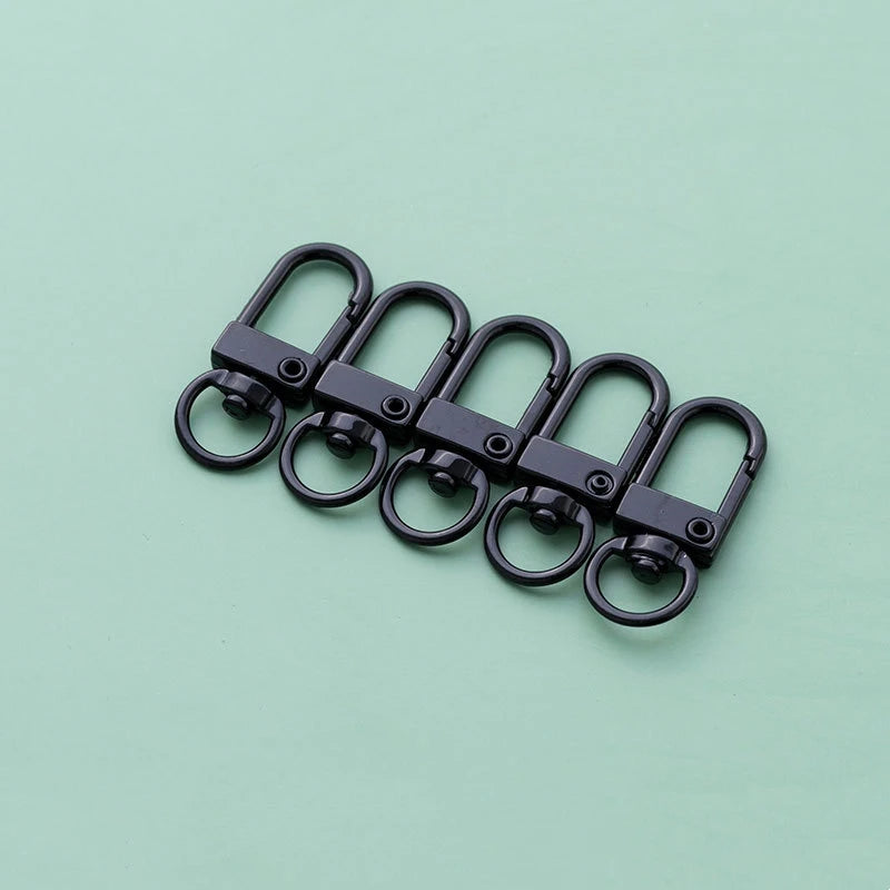 10pcs 33mm Metal Lobster Claw Clasps Swivel Lanyards Trigger Snap Hooks for DIY Bag Key Chains Rings Connector Jewelry Making