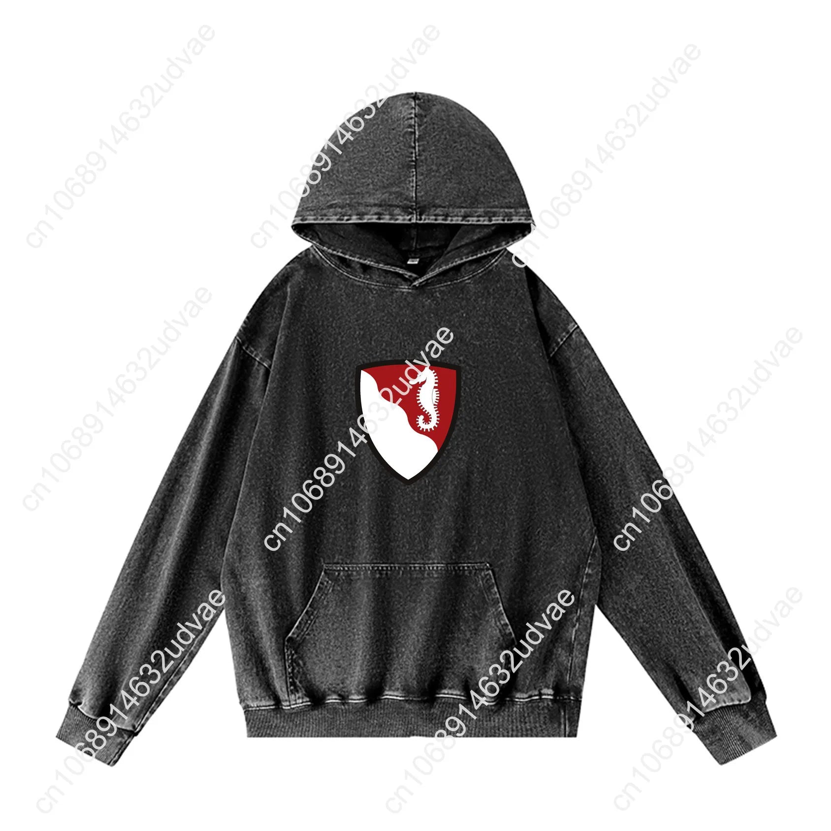 36th Engineer Brigade Hoodies Retro Hooded Sweatshirt Man Woman Teenager Vintage Pullover Sweat Shirt with Customized Tops