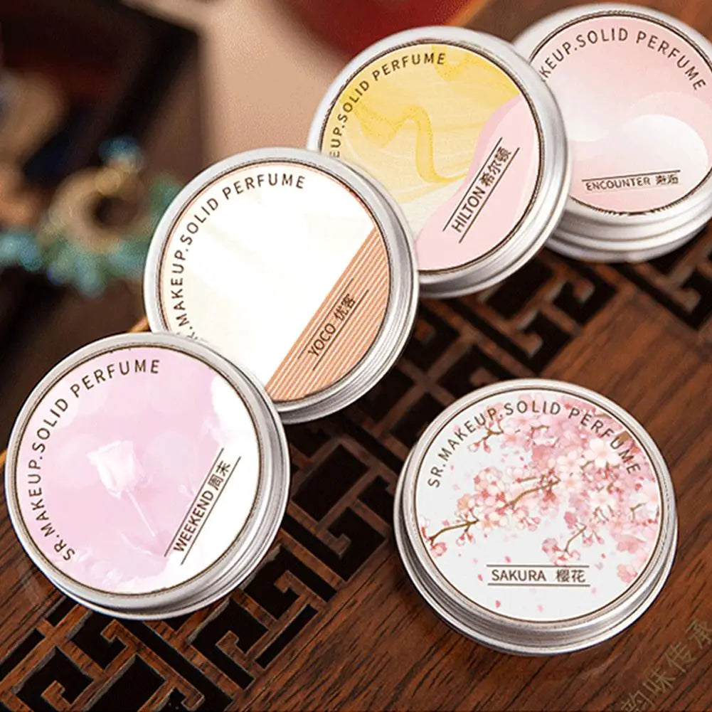 New Solid Perfume For Women Portable Balm Long-lasting Fragrances Fresh Elegant Female Perfumes Body Aroma Women Girl Gifts