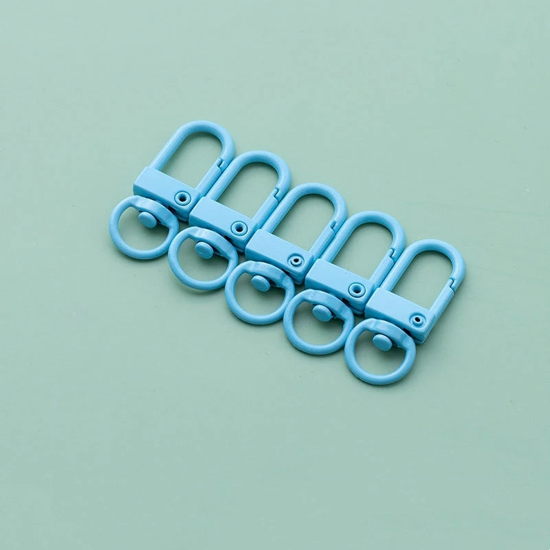 10pcs 33mm Metal Lobster Claw Clasps Swivel Lanyards Trigger Snap Hooks for DIY Bag Key Chains Rings Connector Jewelry Making