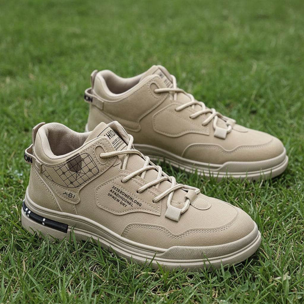 New high-top Martin boots anti-slip wear-resistant work shoes increase wear-resistant thick soled outdoor mountaineering shoes