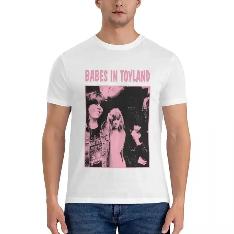 mens t-shirts cotton teeshirt Babes In Toyland Pink Classic T-Shirt men t shirts Men's cotton t-shirt