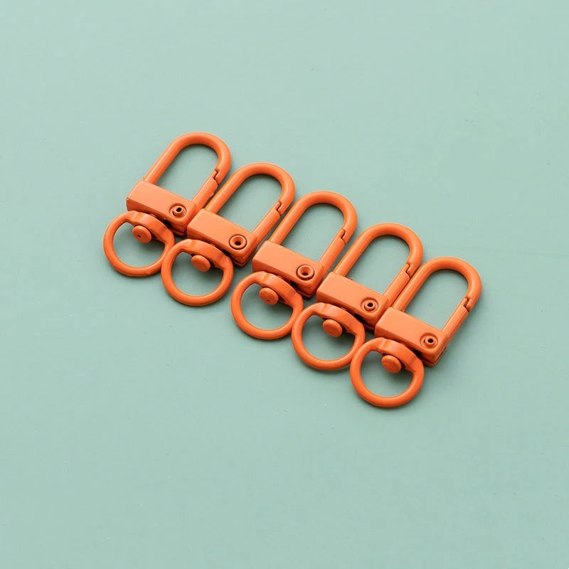 10pcs 33mm Metal Lobster Claw Clasps Swivel Lanyards Trigger Snap Hooks for DIY Bag Key Chains Rings Connector Jewelry Making