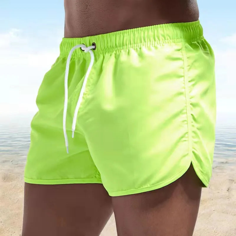 2025 Men's Swim Shorts Summer Colorful Swimwear Man Swimsuit Swimming Trunks Sexy Beach Shorts Surf Board Male Clothing Pants