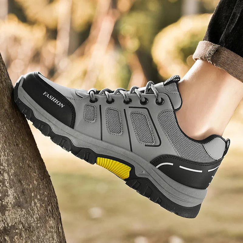 Spring and summer new fashion breathable site work non-slip work shoes outdoor sports leisure hiking shoes men