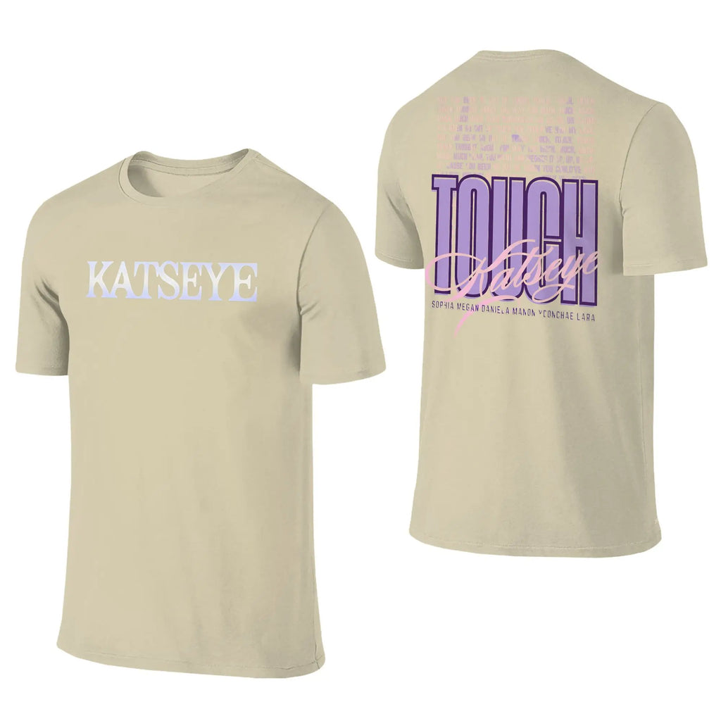 Touch Katseye T-Shirt Summer  Y2K Funny T Shirts Cotton Popular Tshirt For Man Short-Sleeve Casual Tees