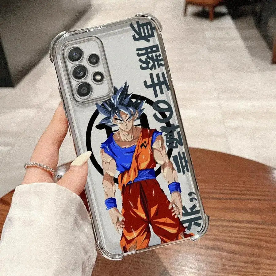 Cool Cartoon Anime Clear Cover Case for Samsung Galaxy A34 A23 A24 A55 A14 A25 A36 A35 A15 A52 A13 A16 A51 A54 A33 A21s A56 A26