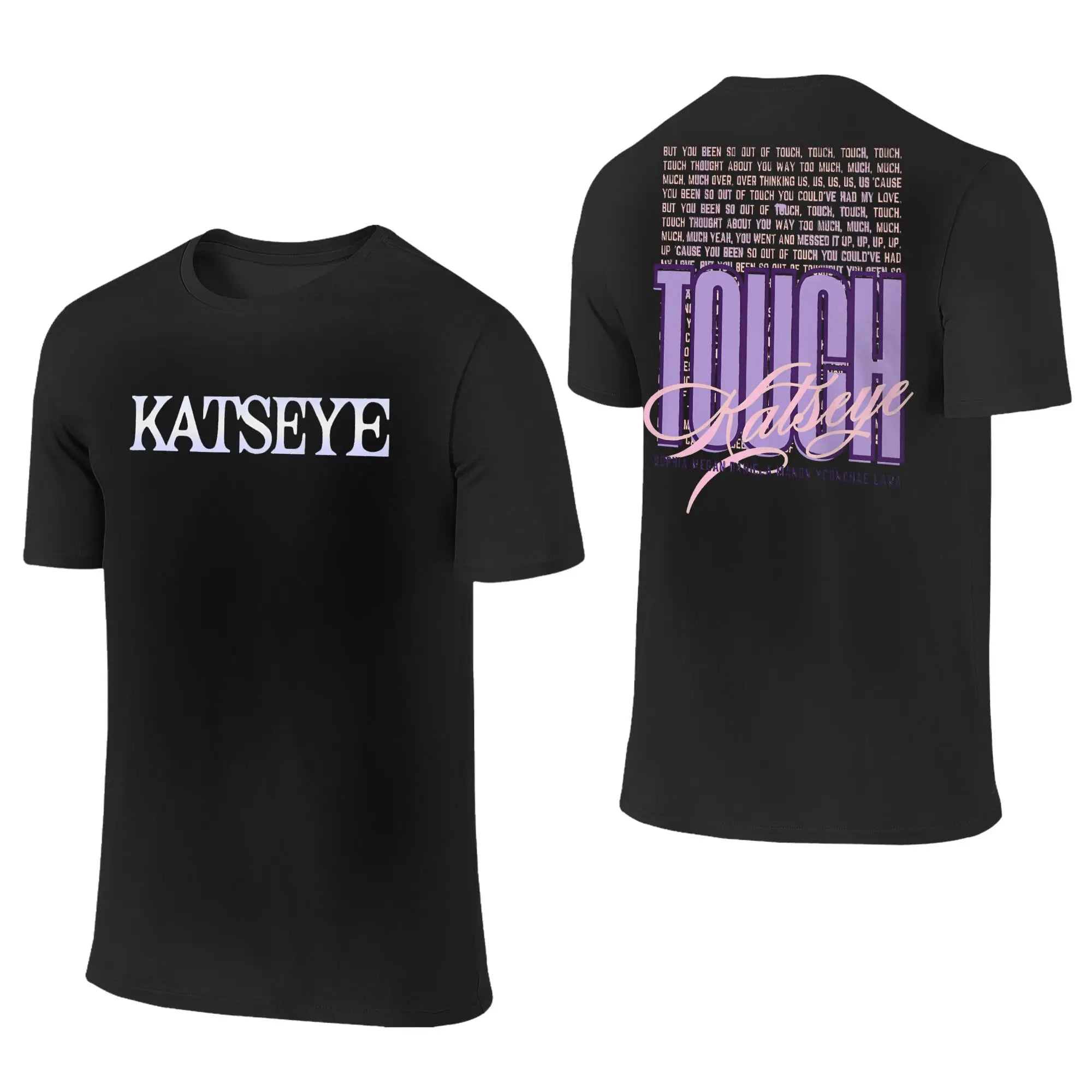 Touch Katseye T-Shirt Summer  Y2K Funny T Shirts Cotton Popular Tshirt For Man Short-Sleeve Casual Tees