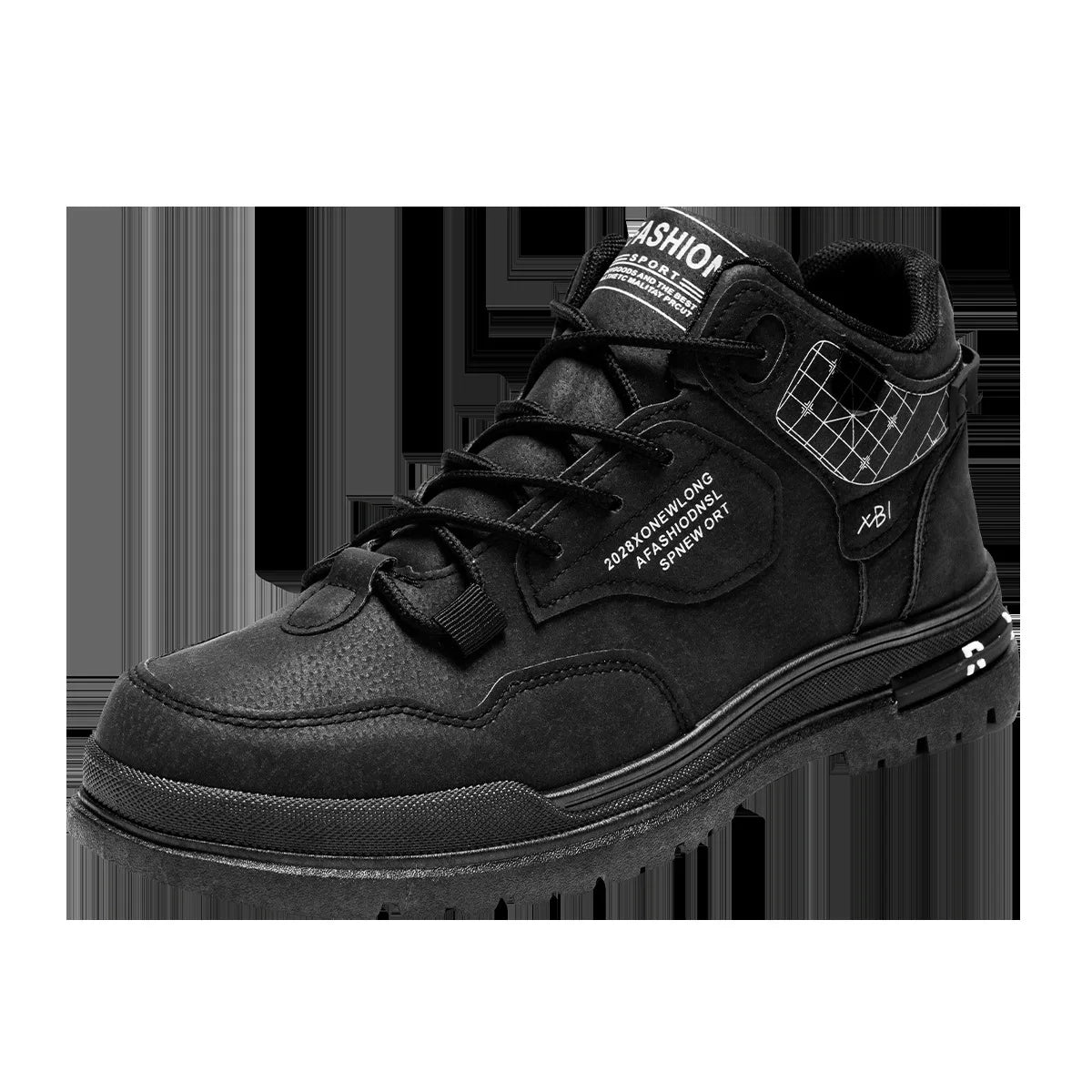 New high-top Martin boots anti-slip wear-resistant work shoes increase wear-resistant thick soled outdoor mountaineering shoes