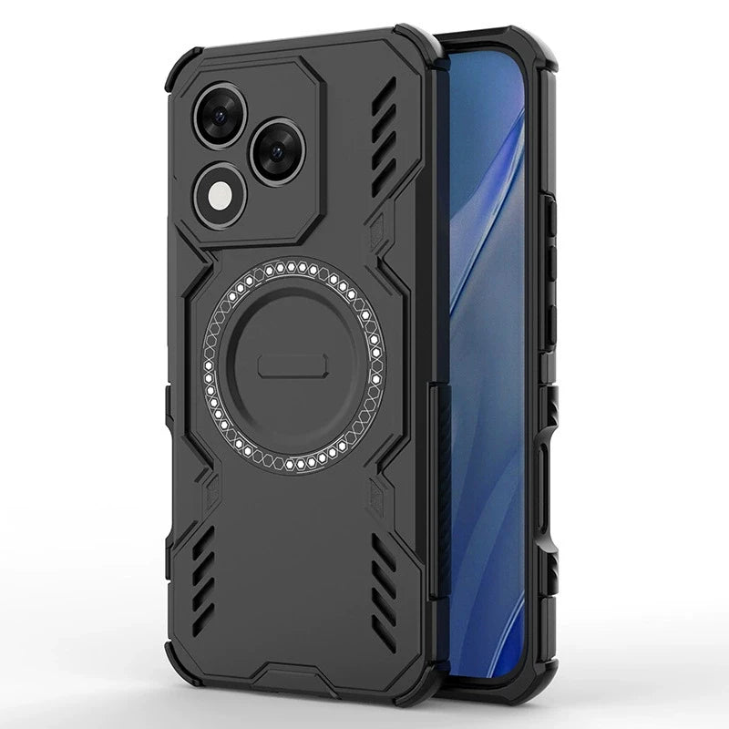 Armor Magnetic Wireless Charge Case for Huawei Honor 400 Lite 400Lite Shockproof Capas Bumper Back Cover Honor400 Lite Fundas