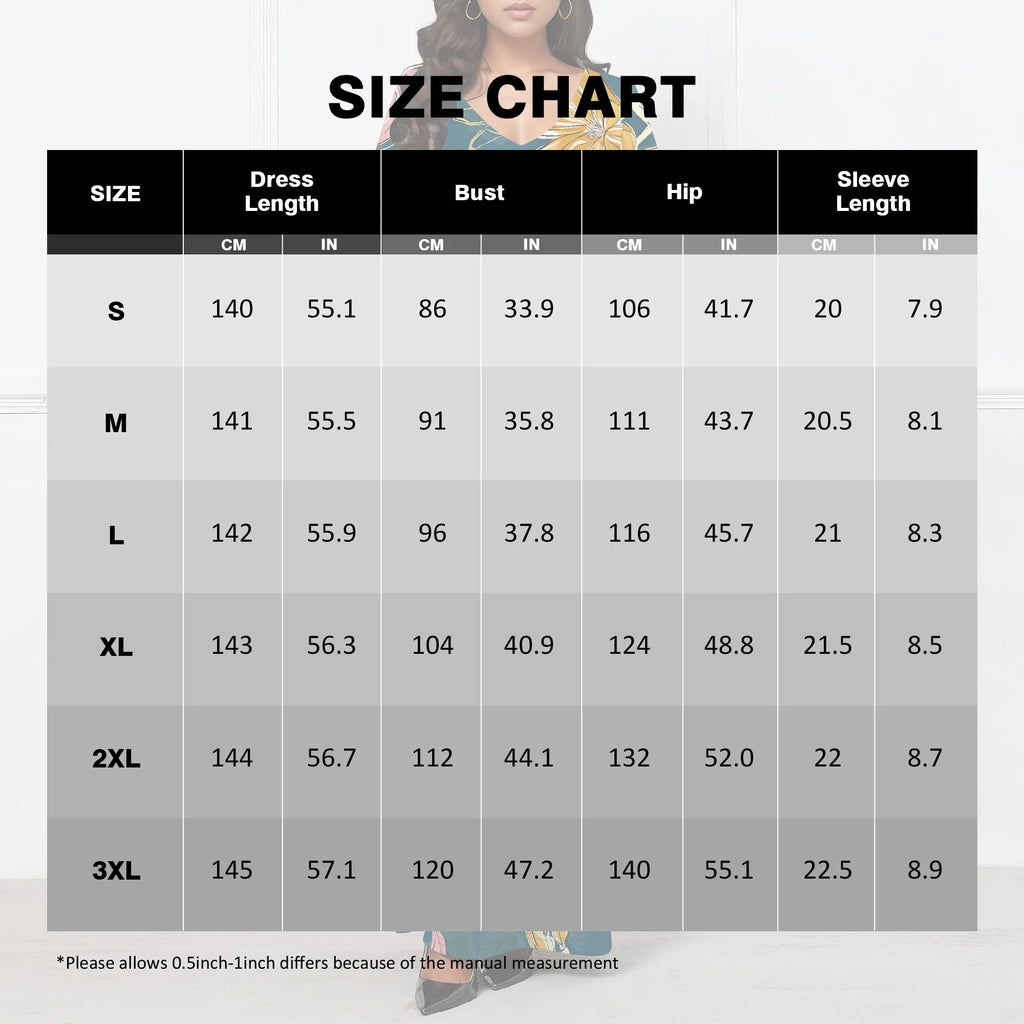 Women's Multicolor Floral Print Maxi Dress Short Sleeve V Neck Long Dress Casual Summer Beach Holiday Wear